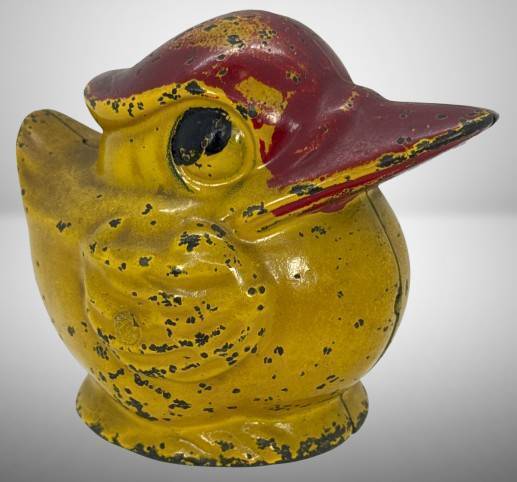 Kenton Cast Iron Round Duck Still Bank