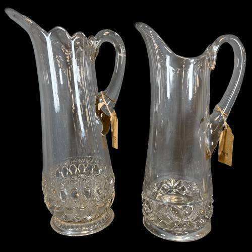 EAPG Glass Pitchers, 1880s and 1891