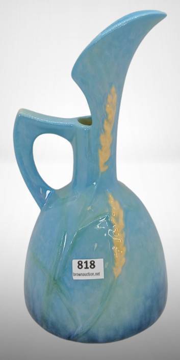 Roseville Wincraft 216-8" Blue Ewer