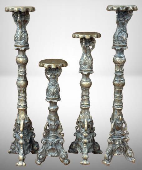 Four Decorative Pedestals