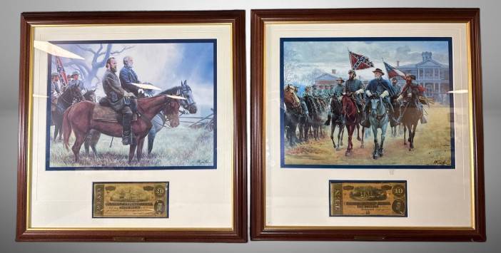 Mort Kunstler Framed Prints with CSA Notes