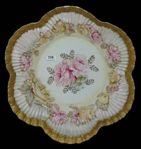 R.S. Prussia Handpainted Porcelain Bowl