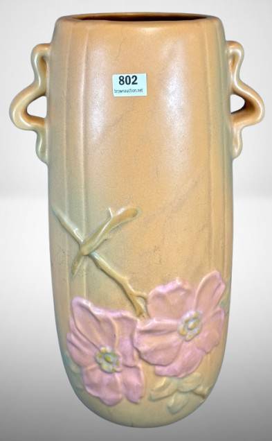 Weller Wild Rose Pottery Vase