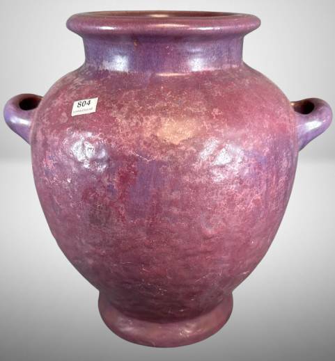 Fulper Pottery Vase with Glaze Flake
