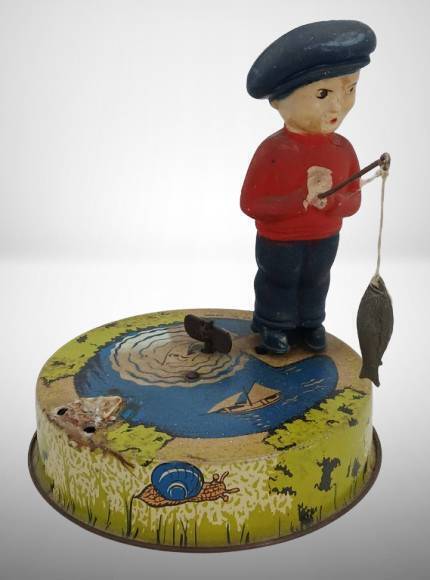 Mettoy "Billy the Fisherman' Tinplate Toy