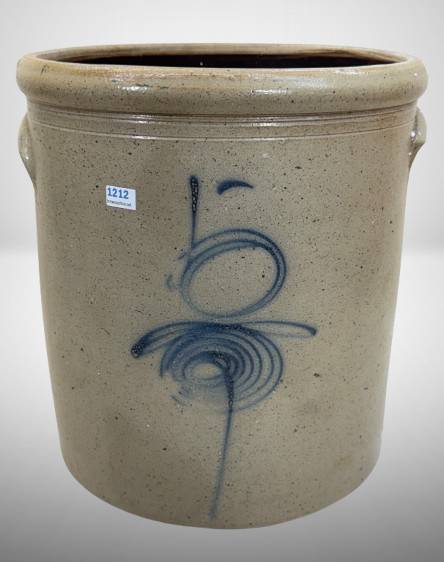 5-Gallon Saltglaze Crock with Handles