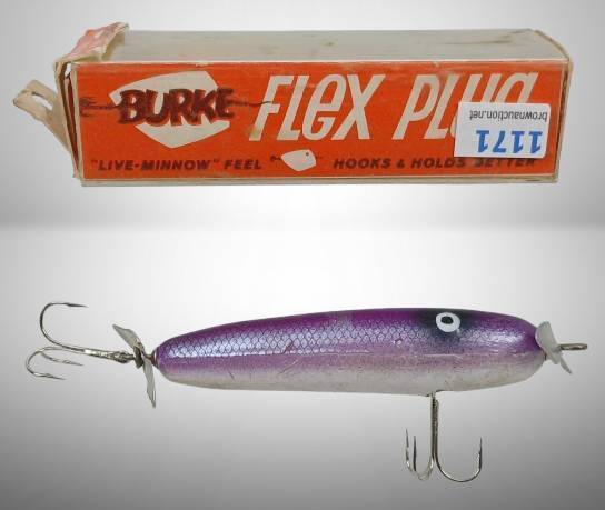 Burke Flex Plug Fishing Lure with Box