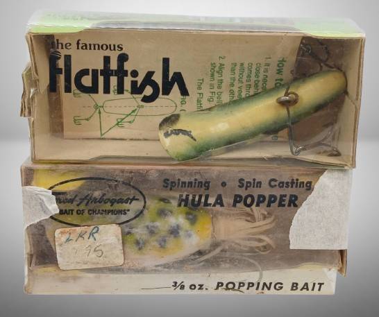 Vintage Fishing Lures with Boxes