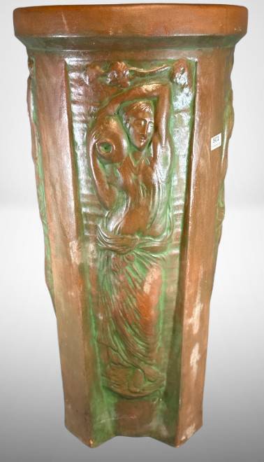 Peters and Reed Moss Aztec Umbrella Stand