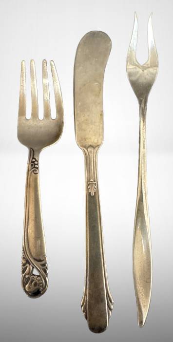 Sterling Silver Forks and Knife Set