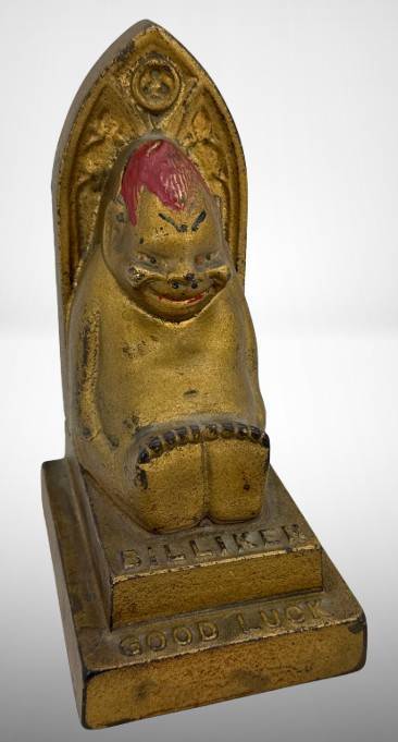 A.C. Williams Cast Iron Billiken Bank