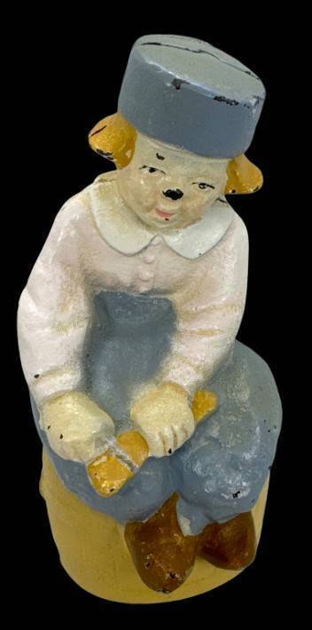 Vintage Cast Iron Dutch Boy Bank