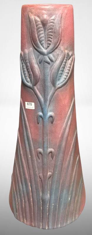 Van Briggle Art Nouveau Yucca Pottery Vase