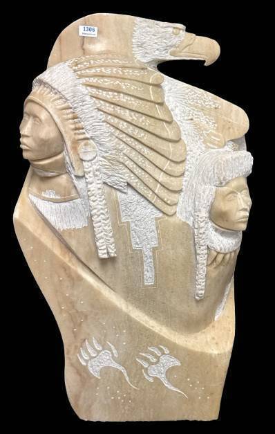 Navajo Alabaster Sculpture by Brian Begay