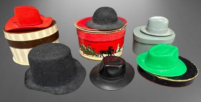 Miniature Hats and Hat Boxes