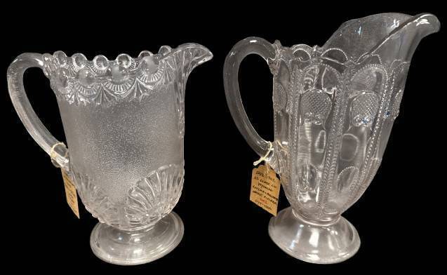 Early American Pattern Glass Pitchers