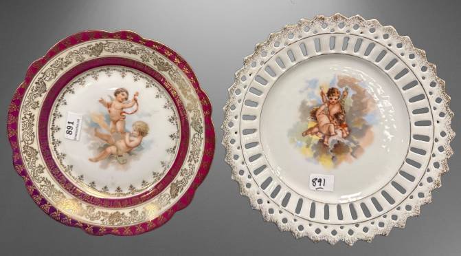 (2) Decorative Porcelain Plates