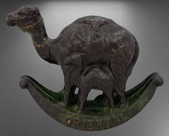 Cast Iron Oriental Camel Still Bank