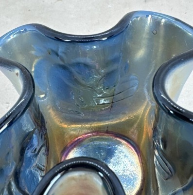 Fenton Carnival Glass Kittens Toothpick Holder - 4