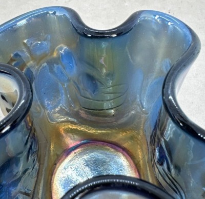Fenton Carnival Glass Kittens Toothpick Holder - 6