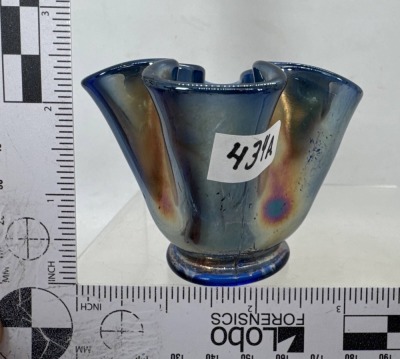 Fenton Carnival Glass Kittens Toothpick Holder - 8