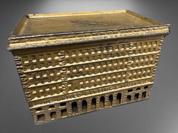 United Banking & Trust Co. Cast Iron Bank