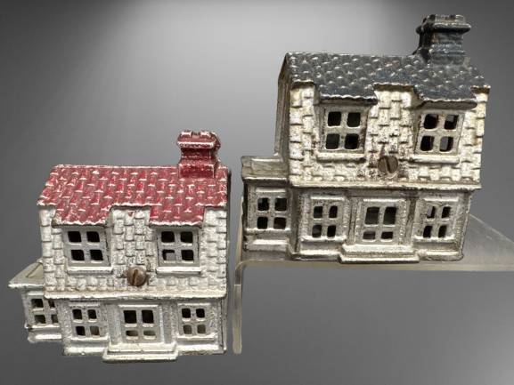 Cast-Iron House Shaped Still Banks