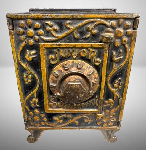 Junior Safe Deposit Cast Iron Bank