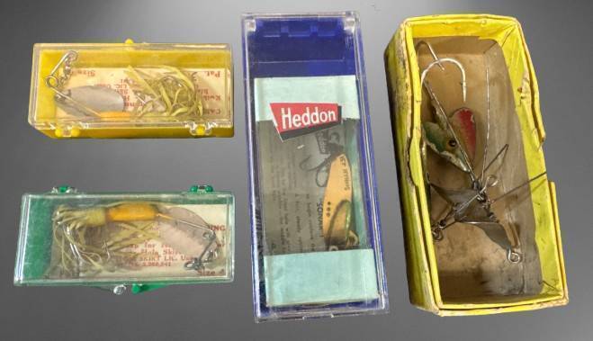 Vintage Heddon Fishing Lures