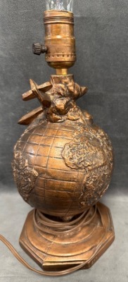 Will Rogers And Wiley Post Commemorative Lamp - 8