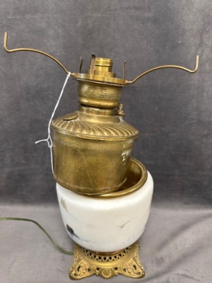 Mt. Washington Reverse Painted Maritime Lamp - 11