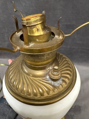 Mt. Washington Reverse Painted Maritime Lamp - 13