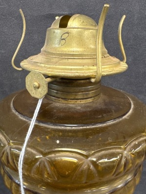 Adams Glass Co. Moon and Star Oil Lamps - 6