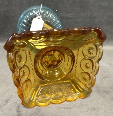 Adams Glass Co. Moon and Star Oil Lamps - 11