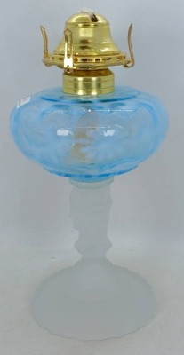 Three Face Oil Lamp with Frosted Glass - 4