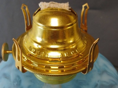 Three Face Oil Lamp with Frosted Glass - 10