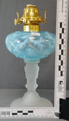 Three Face Oil Lamp with Frosted Glass - 12