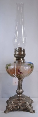 French Art Nouveau Depose Oil Lamp - 2