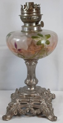 French Art Nouveau Depose Oil Lamp - 5