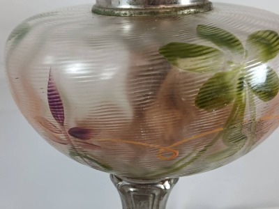 French Art Nouveau Depose Oil Lamp - 7