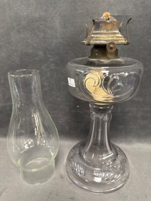 Clear Glass Oil Lamp - 4