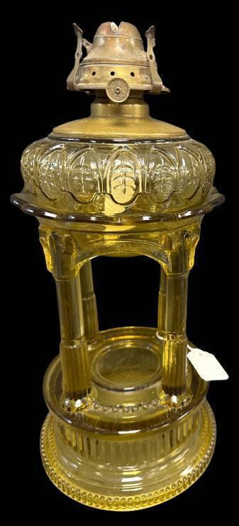 Adams Temple/Applesauce Kerosene Stand Lamp