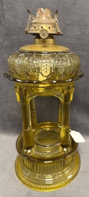Adams Temple/Applesauce Kerosene Stand Lamp - 2