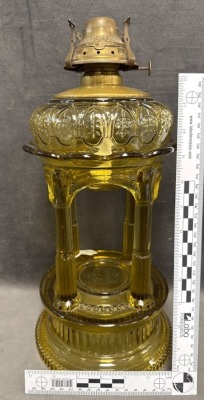 Adams Temple/Applesauce Kerosene Stand Lamp - 6