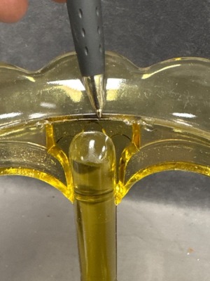 Adams Temple/Applesauce Kerosene Stand Lamp - 15