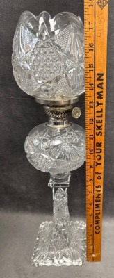 Crystal Glass Kerosene Lamp - 8