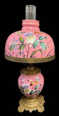 Handpainted Gone With The Wind Lamp