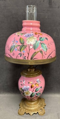 Handpainted Gone With The Wind Lamp - 2