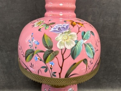 Handpainted Gone With The Wind Lamp - 4