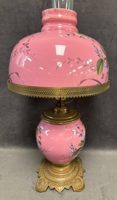 Handpainted Gone With The Wind Lamp - 5